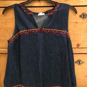 Navy tank top